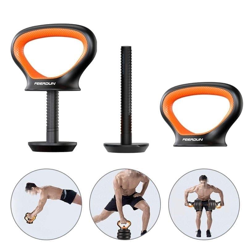 Adjustable Fitness Kettlebell Handle For Use With Weight Plates Home Gym Workout Comfortable Kettle Bell Grip Dumbbell Equipment - Ammpoure Wellbeing