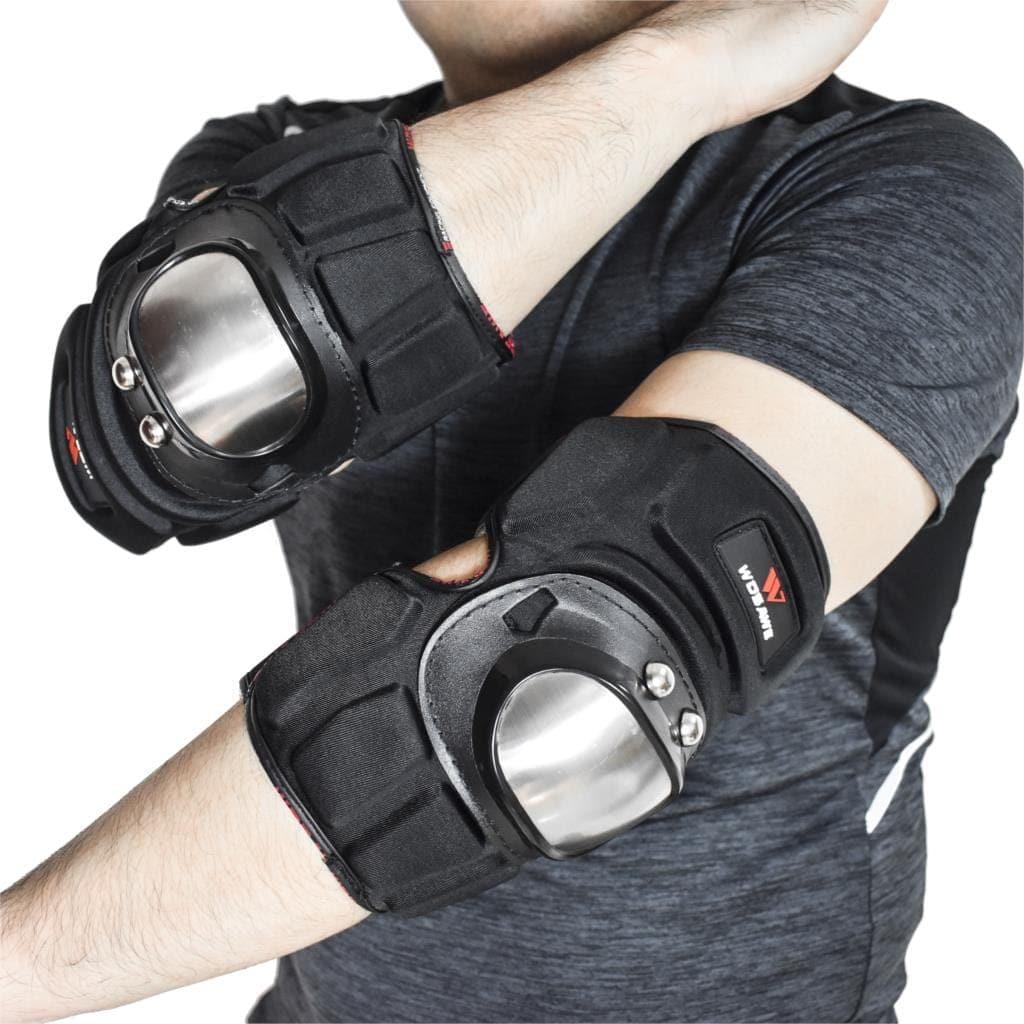 Adjustable Straps Sports Knee Elbow Pads EVA Protector Cycling Motorcycle Ski Snowboard Bike Volleyball Brace Support - Ammpoure Wellbeing