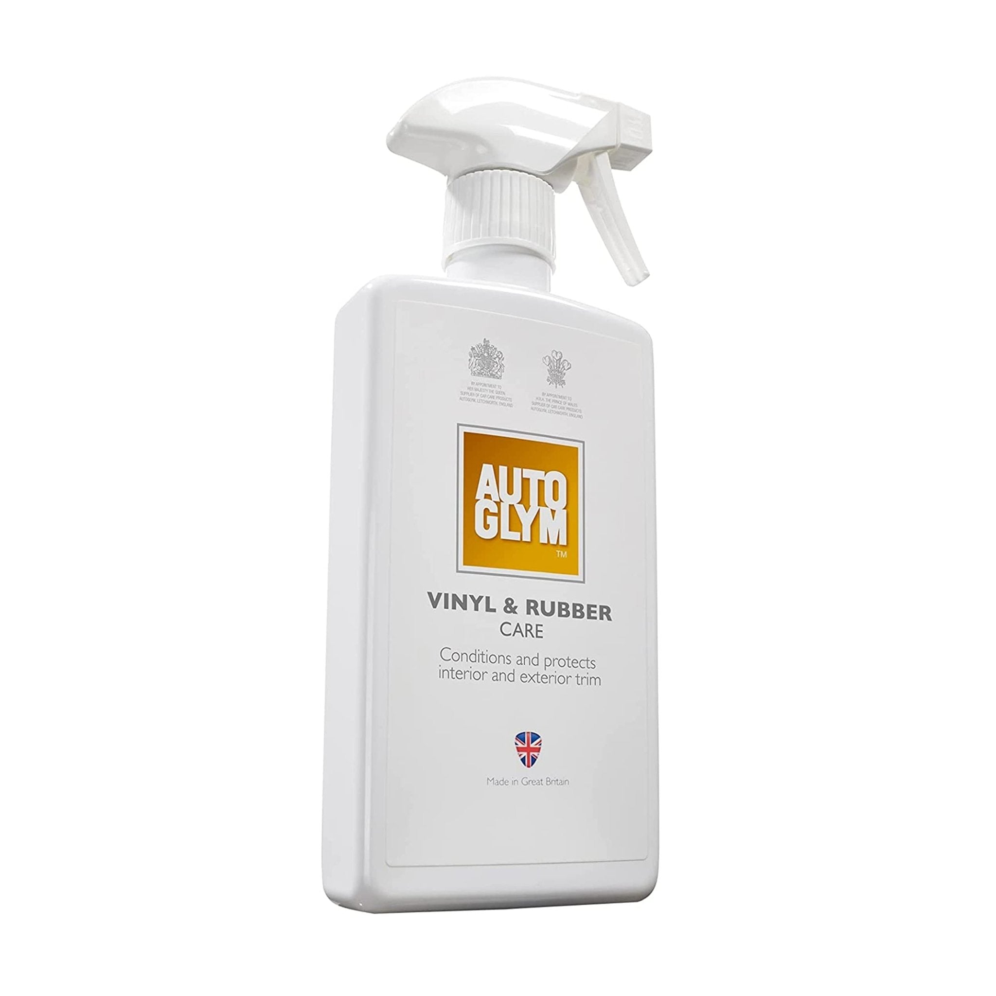 Autoglym Vinyl And Rubber Care, 500ml - Fresh Lemon Scented Interior Car Cleaner Spray Designed To Protect Your Dashboard and Other Interior Plastics - Ammpoure Wellbeing