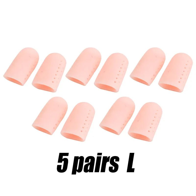 Breathable Toe Protectors Sleeve Bunion Pads Cushion Big Toe Guards Silicone Toe Covers For Protection Of Ingrown Toenails - Ammpoure Wellbeing