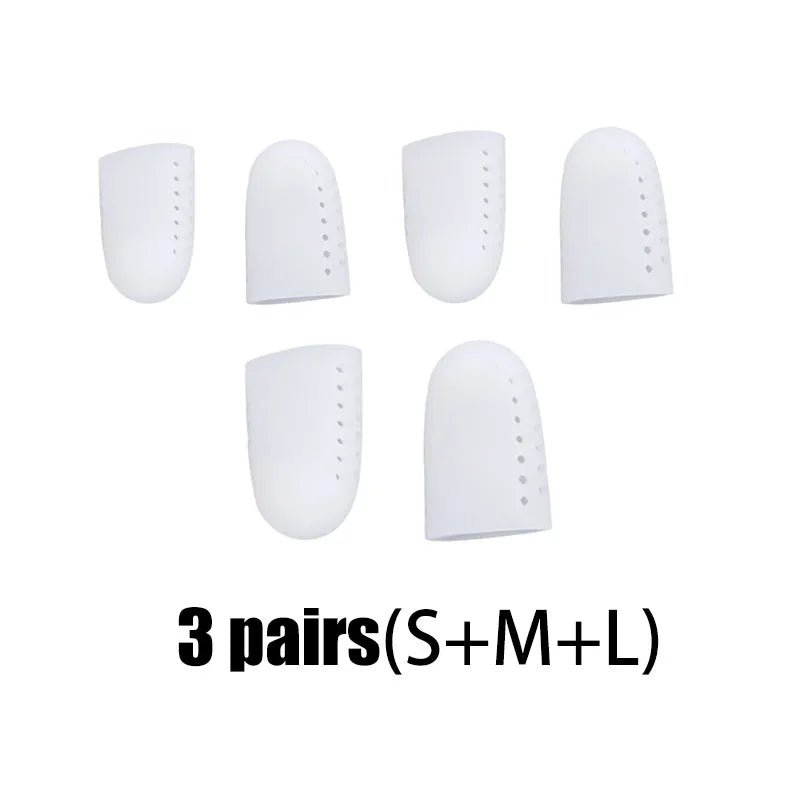 Breathable Toe Protectors Sleeve Bunion Pads Cushion Big Toe Guards Silicone Toe Covers For Protection Of Ingrown Toenails - Ammpoure Wellbeing