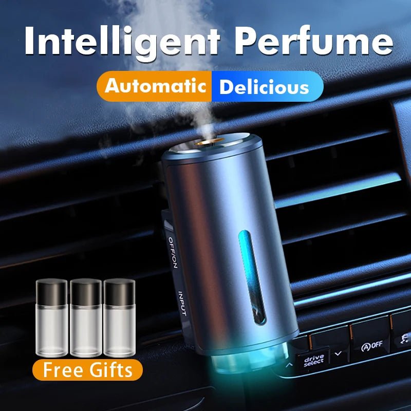 Car Electric Air Diffuser Aroma Car Air Vent Humidifier Mist Aromatherapy Car Air Freshener For Removing Odors Car Accessories - Ammpoure Wellbeing