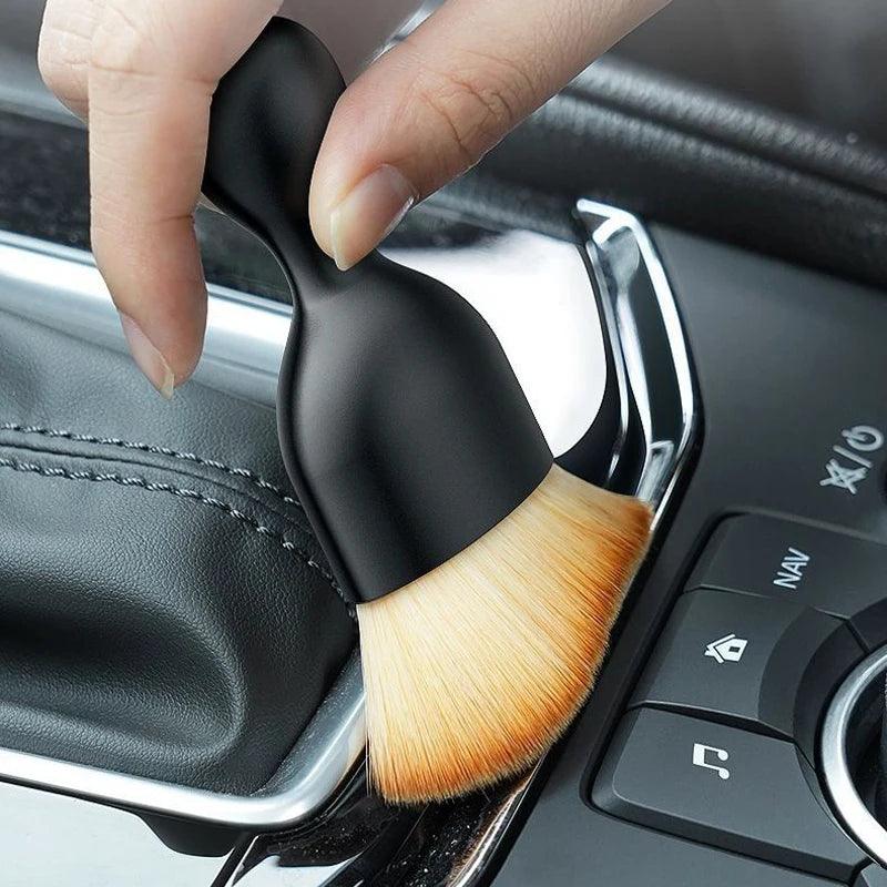 Car Interior Cleaning Tool Air Conditioner Air Outlet Cleaning Soft Brush Car Brush Car Crevice Dust Removal Artifact Brush - Ammpoure Wellbeing