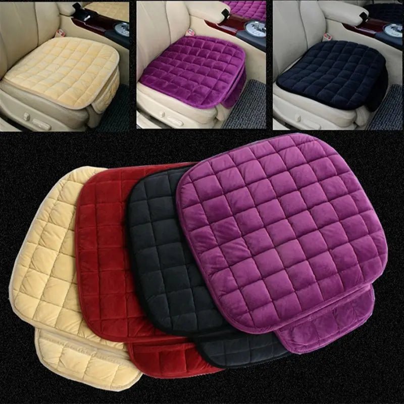 Car Seat Cover Winter Warm Seat Cushion Anti Slip Universal Front Chair Seat Breathable Pad for Vehicle Auto Car Seat Protector - Ammpoure Wellbeing