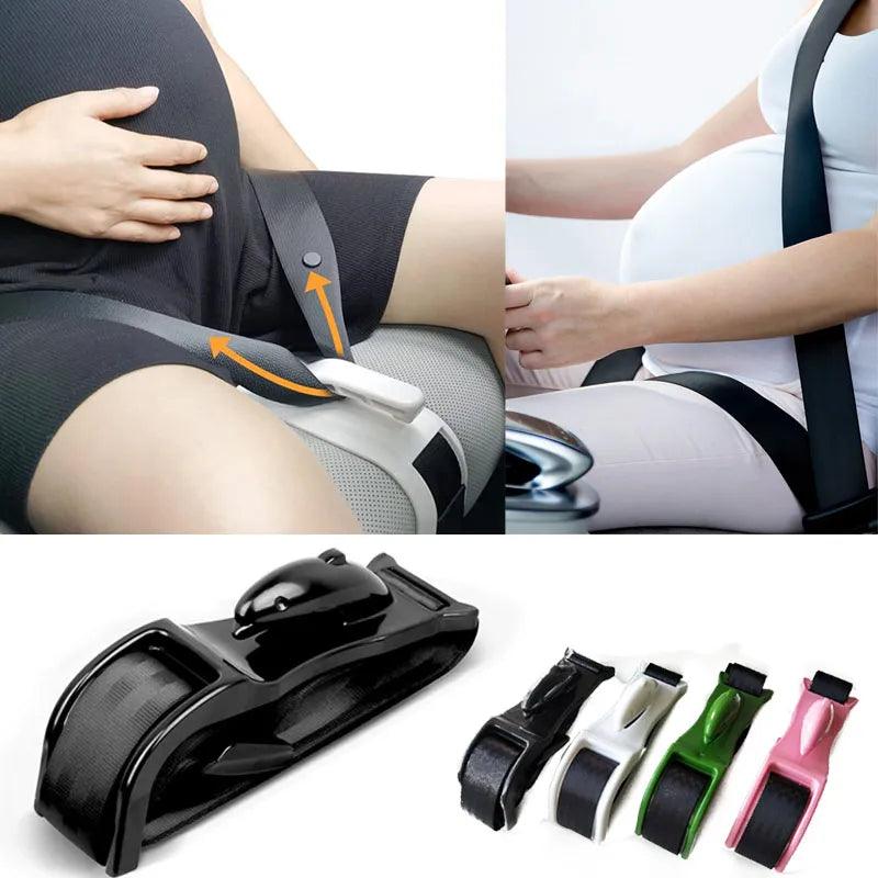 Car Seat Safety Belly Support Belt for Pregnant Woman Maternity Moms Belly Unborn Baby Protector Adjuster Extender Accessories - Ammpoure Wellbeing