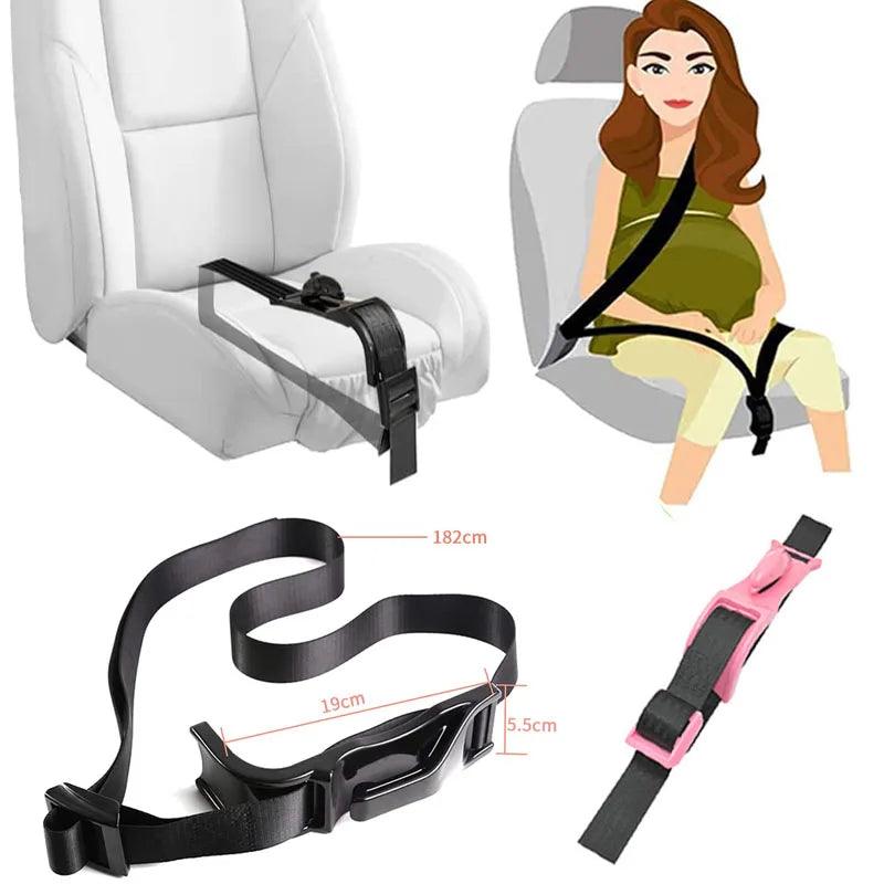 Car Seat Safety Belly Support Belt for Pregnant Woman Maternity Moms Belly Unborn Baby Protector Adjuster Extender Accessories - Ammpoure Wellbeing