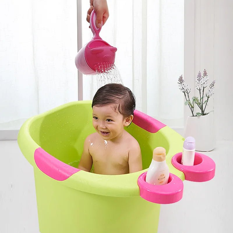 Cartoon Baby Bath Caps Toddle Shampoo Cup Children Bathing Bailer Baby Shower Spoons Child Washing Hair Cup Kids Bath Tool - Ammpoure Wellbeing