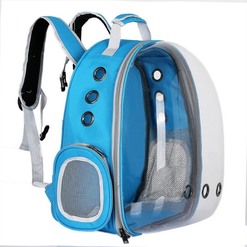 Cat Bag Pet Backpack Portable Transparent Space Capsule Pet Bag for Going Out Breathable Backpack Cat Products L2025 - Ammpoure Wellbeing