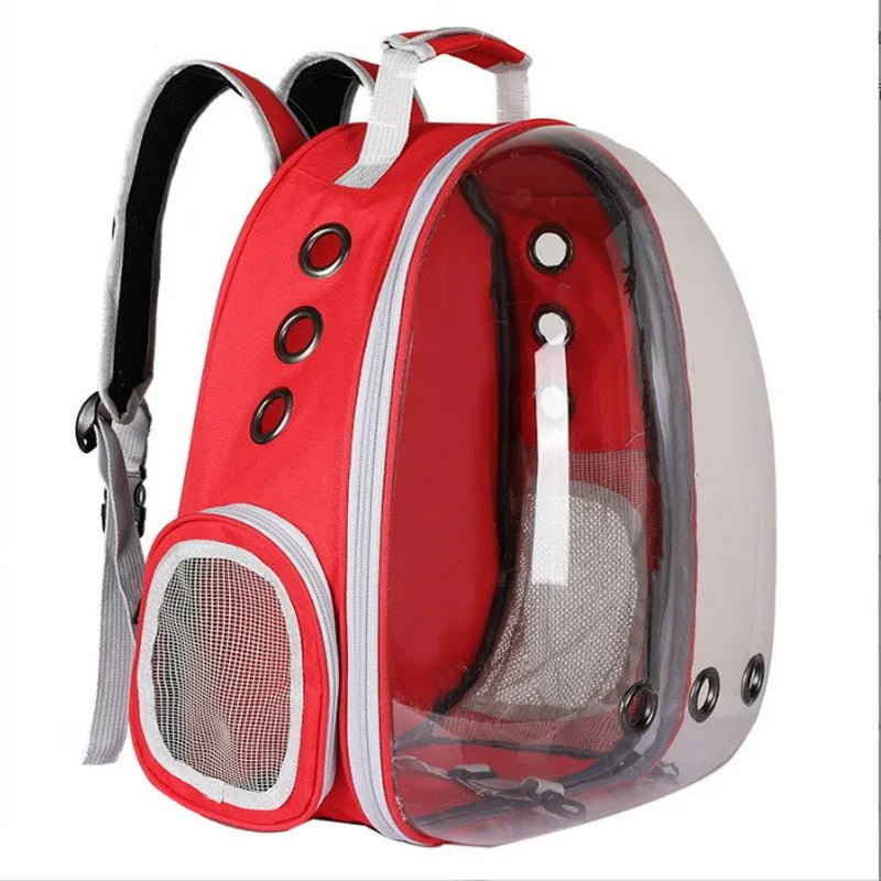 Cat Bag Pet Backpack Portable Transparent Space Capsule Pet Bag for Going Out Breathable Backpack Cat Products L2025 - Ammpoure Wellbeing