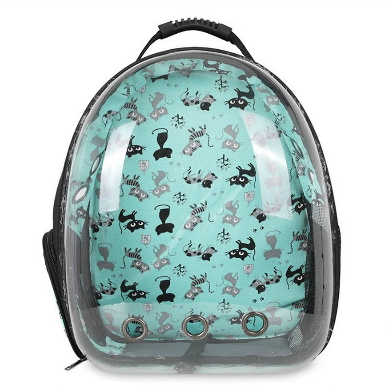 Cat Bag Pet Backpack Portable Transparent Space Capsule Pet Bag for Going Out Breathable Backpack Cat Products L2025 - Ammpoure Wellbeing