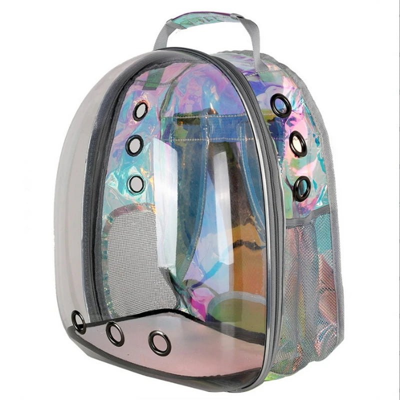 Cat Bag Pet Backpack Portable Transparent Space Capsule Pet Bag for Going Out Breathable Backpack Cat Products L2025 - Ammpoure Wellbeing