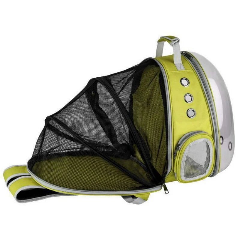 Cat Bag Pet Backpack Portable Transparent Space Capsule Pet Bag for Going Out Breathable Backpack Cat Products L2025 - Ammpoure Wellbeing