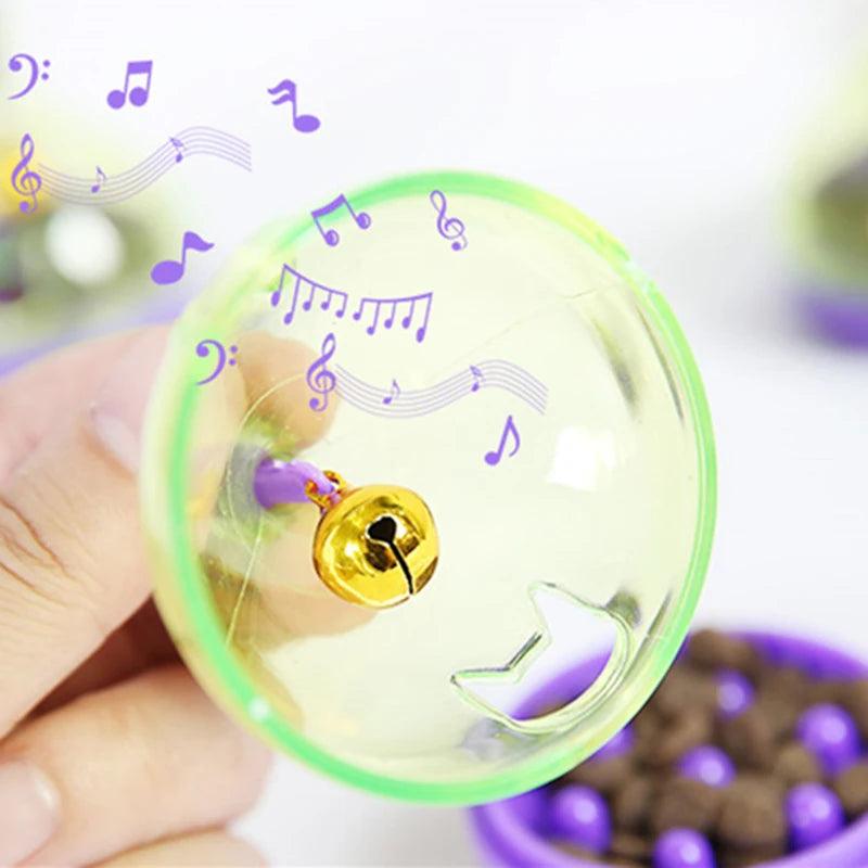 Cat Food Feeders Ball Interactive Fun Bowl Pet Toys Tumbler Kitten Shaking Leakage Ball Cats Accessories for Pet Toy Supplies - Ammpoure Wellbeing