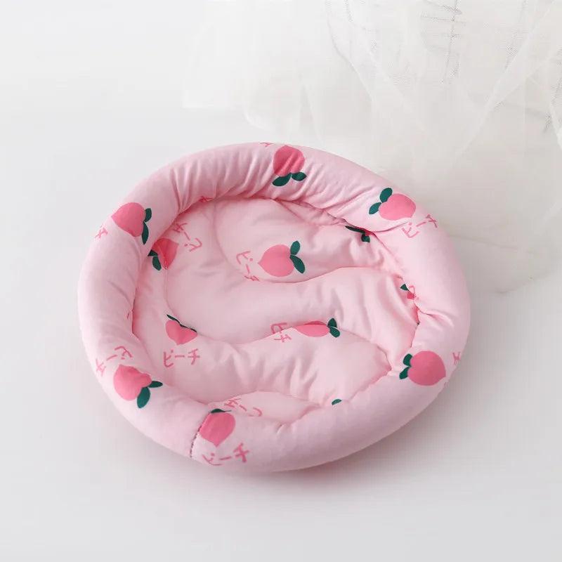 Circular Hamster Bed Comfortable Sleep Mat Pad for Hedgehog Squirrel Mice Rats Guinea Pig Chinchilla Small Animal Soft Cushion - Ammpoure Wellbeing