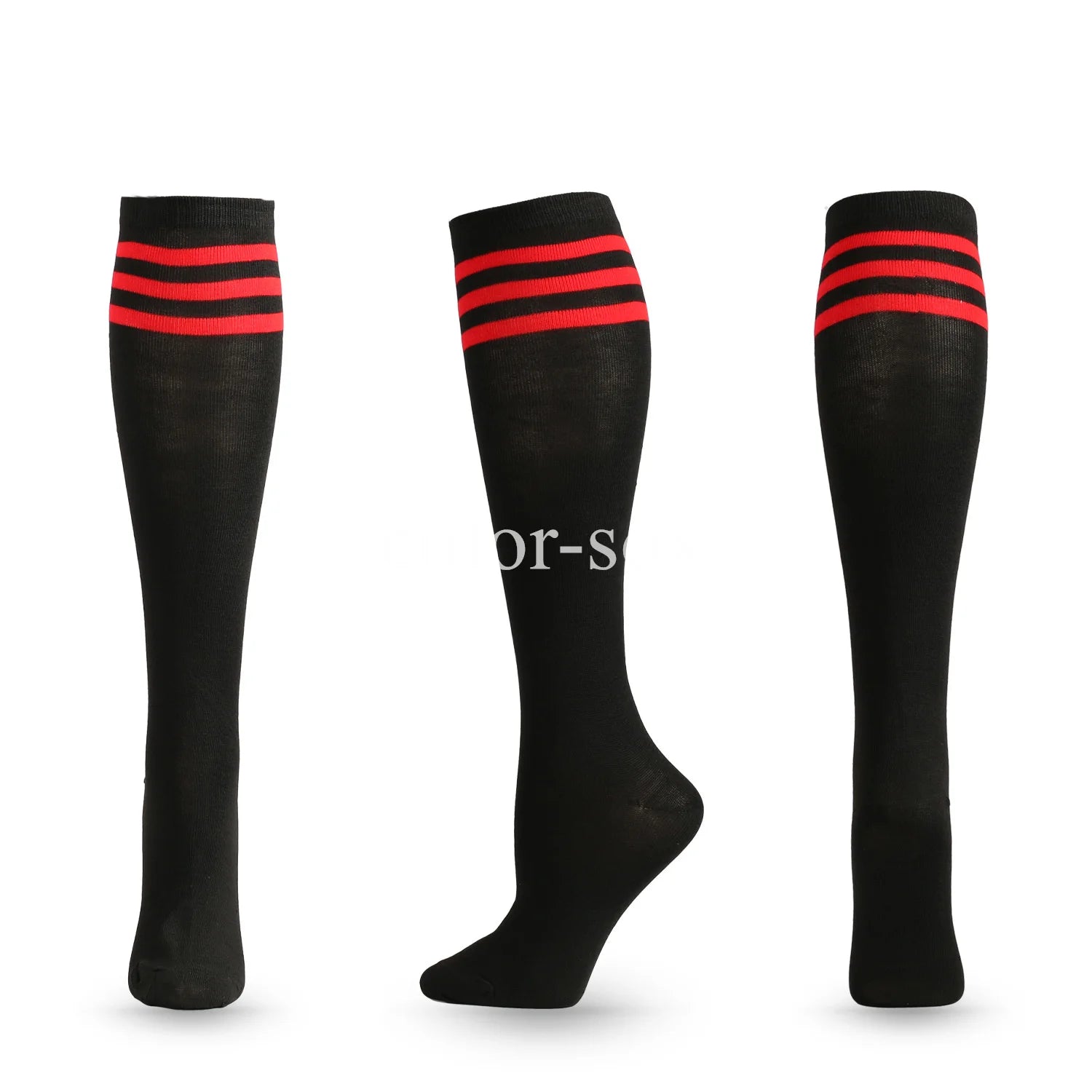 Compression Socks Unisex Football Socks Non - slip Long Tube Knee High Stockings Socks Striped Soccer Socks Running Sports Socks - Ammpoure Wellbeing