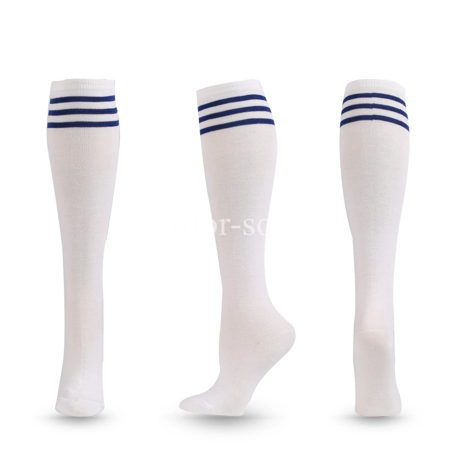 Compression Socks Unisex Football Socks Non - slip Long Tube Knee High Stockings Socks Striped Soccer Socks Running Sports Socks - Ammpoure Wellbeing