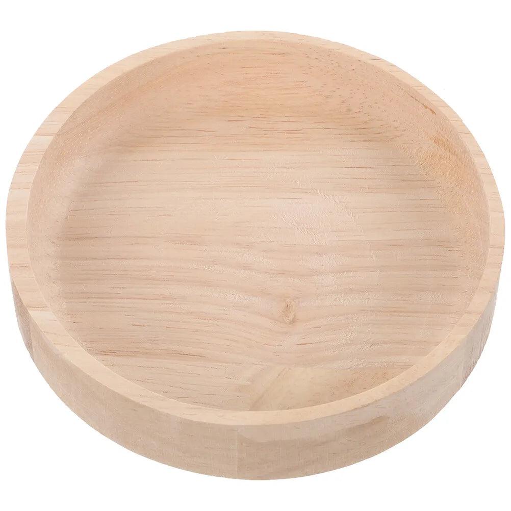 Container Pet Accessories Wear - resistant Chinchilla Bowl Small Food Dish Hamster Accessory Wood Rat Oak Household Feeding Guinea - Ammpoure Wellbeing