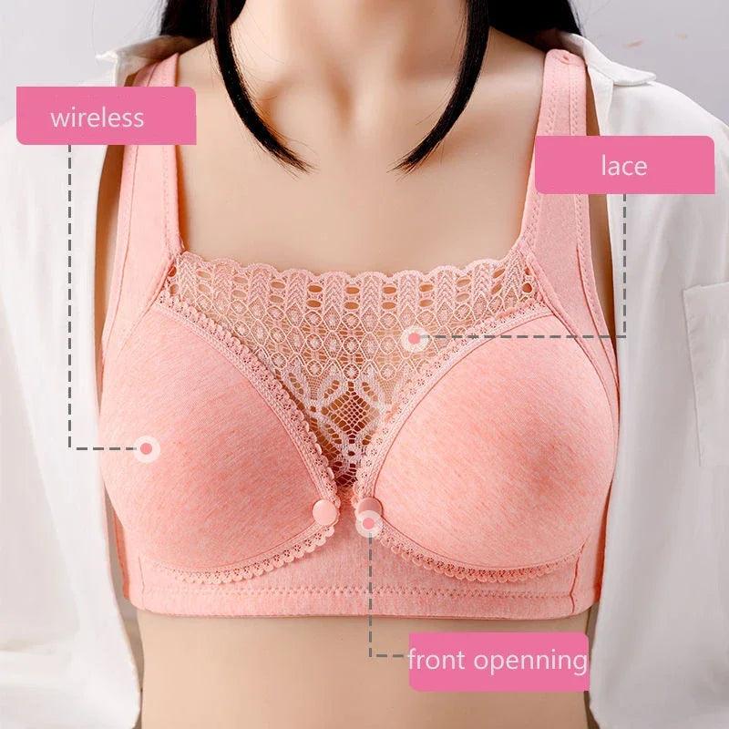 Cotton New Breastfeeding Bras Maternity Nursing Bra for Feeding Clothes for Pregnant Women Maternity Underwear Pregnancy Clothes - Ammpoure Wellbeing