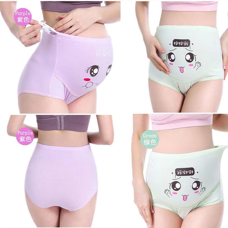 Cotton Panties For Pregnant Maternity Underwear Panty Clothes for Pregnant Women Pregnancy Brief High Waist Maternity Intimates - Ammpoure Wellbeing