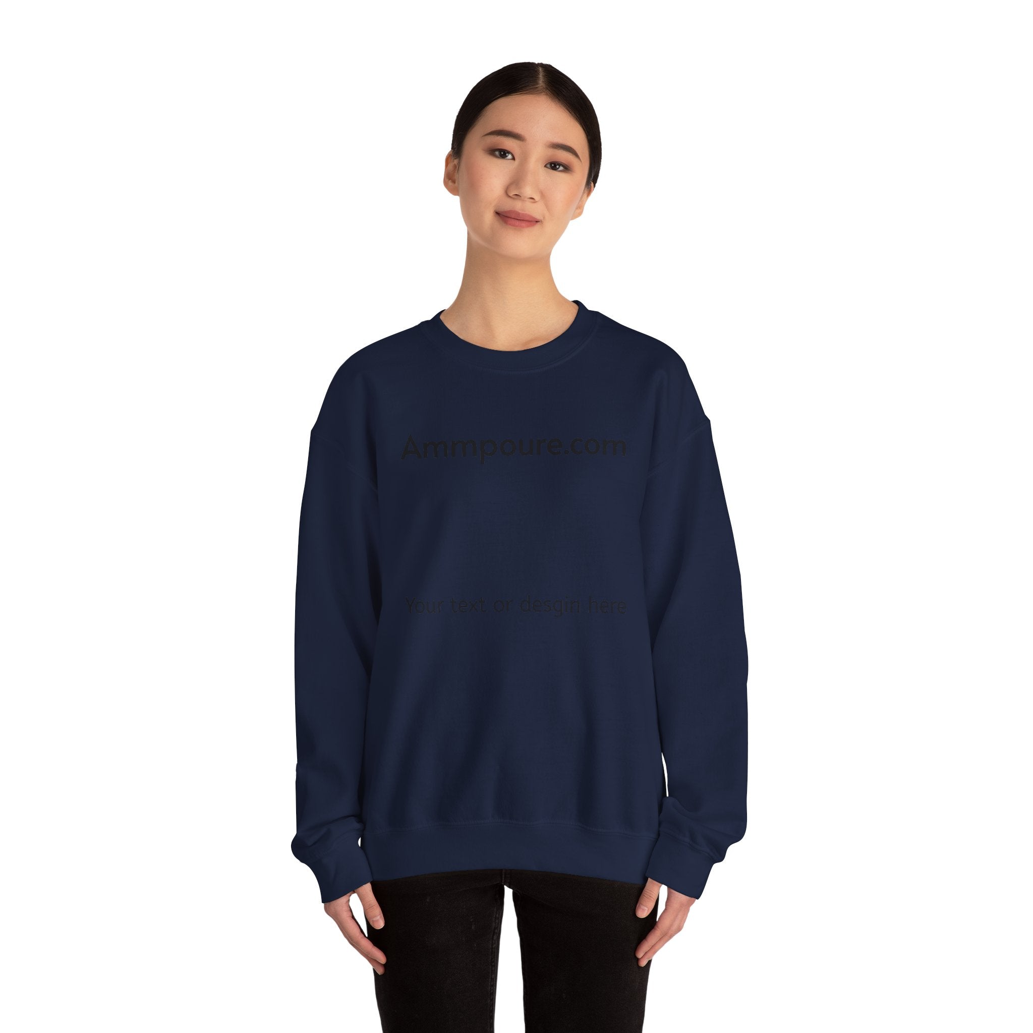 Customizable Unisex Heavy Blend™ Crewneck Sweatshirt - Perfect for Personalization - Ammpoure Wellbeing