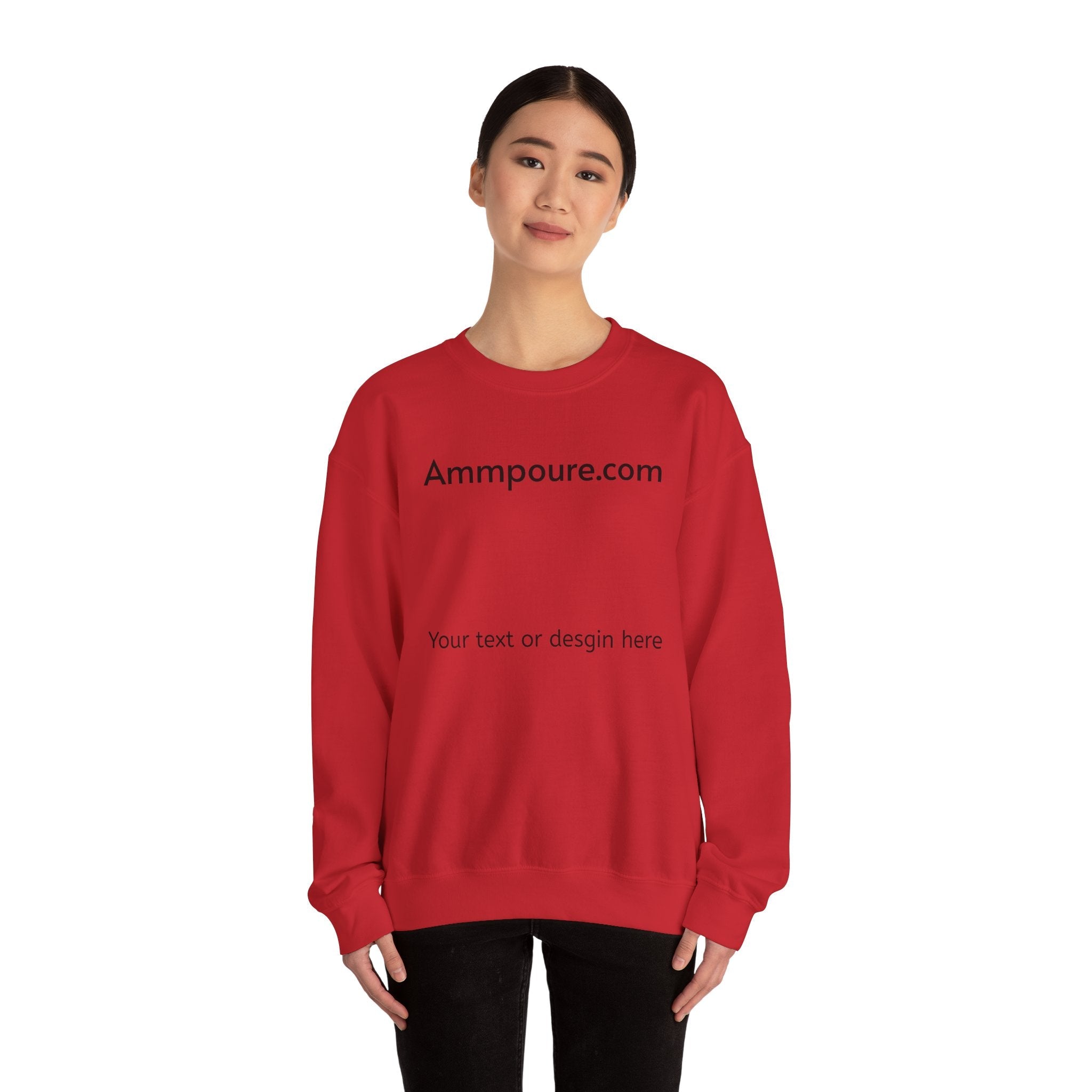 Customizable Unisex Heavy Blend™ Crewneck Sweatshirt - Perfect for Personalization - Ammpoure Wellbeing