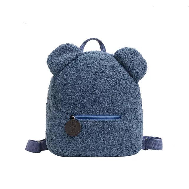 Customized Embroidery Bear Backpack Embroidered Portable Children Travel Shopping Rucksack Women's Cute Bear Shoulder Backpack - Ammpoure Wellbeing