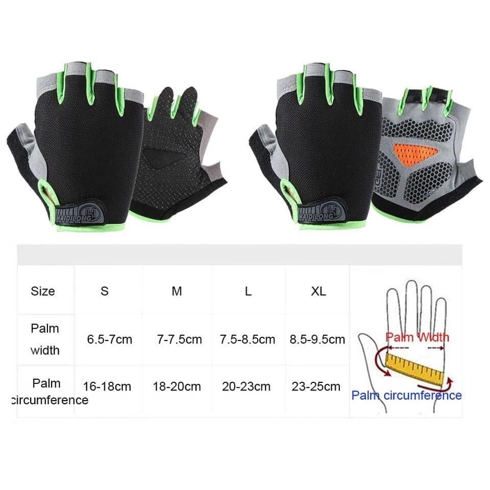 Cycling gloves, Gym gloves, Anti slip, Anti sweat Anti shock, Fitness gloves - Ammpoure Wellbeing