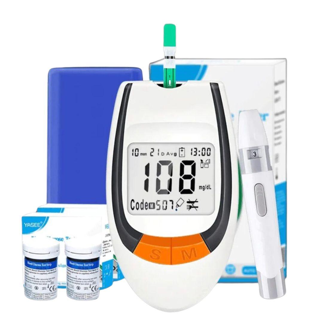 Digital blood glucose meter monitor UK - one touch select - non invasive - Ammpoure Wellbeing