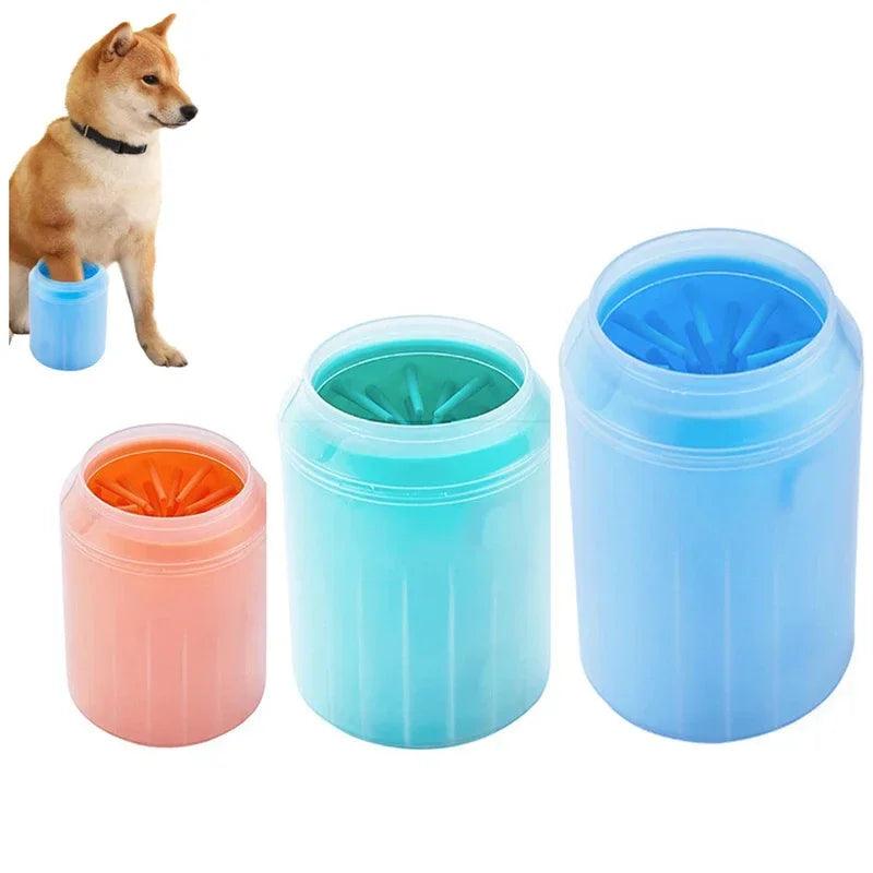 Dog Foot Cup Paw Washer Cleaner Dog Cat Foot Cleaning Brush Soft Silicone Dog Paw Cleaning Dog Paw Cleaning Bucket Accessories - Ammpoure Wellbeing