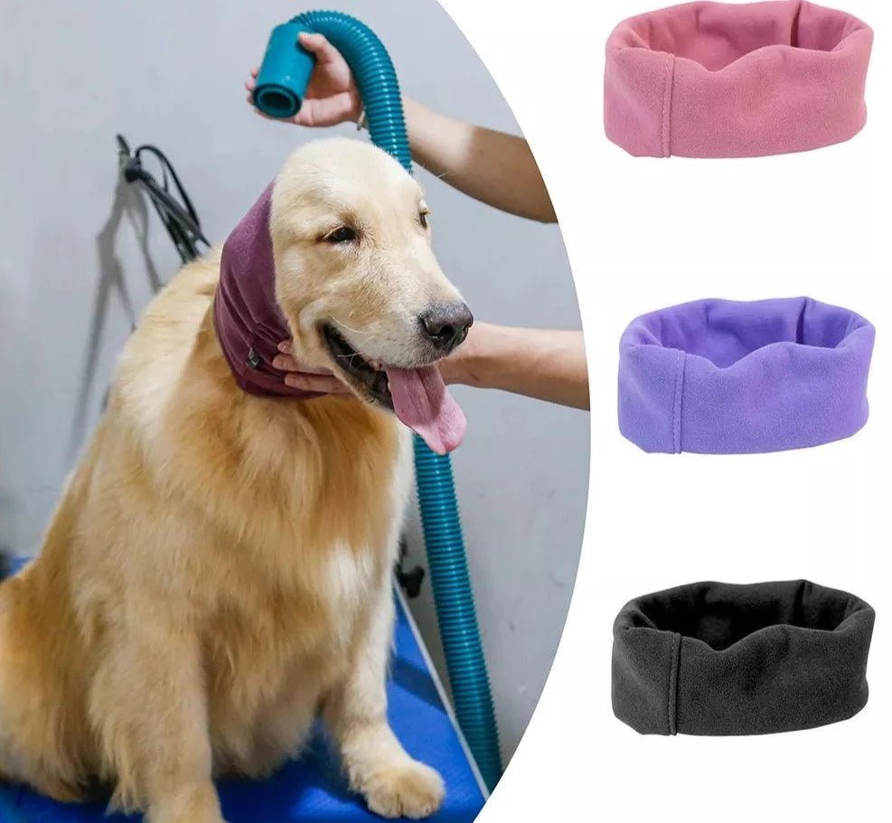 Dog Grooming Earmuffs Soft Warm Noise - proof Earmuffs Pet Ear Cover Cloth Hat Windproof Hats Dog Cat Pet Accessories - Ammpoure Wellbeing