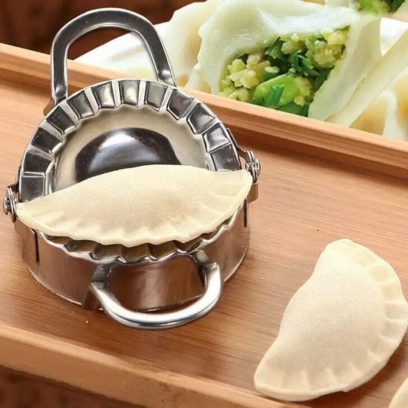 Dumpling Maker Stainless Steel Manual Dumpling Mold Press Peeling Slicer Easy Dumpling Tool Jiaozi Maker Kitchen Accessories - Ammpoure Wellbeing