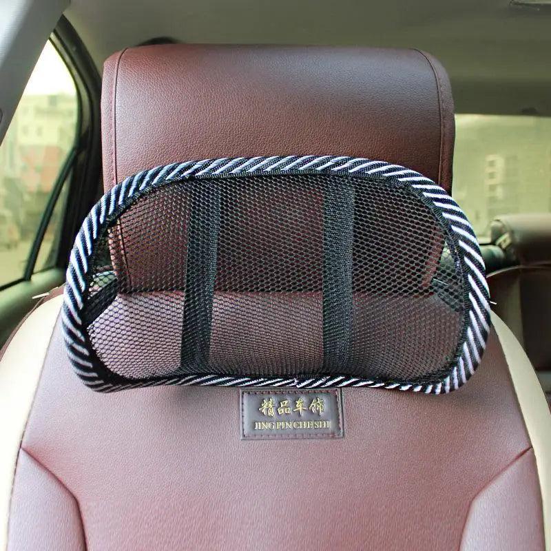 Durable Travel Pillow Net Mesh Neck Care Car - styling Seat Supports Car Accessories Pillow - Ammpoure Wellbeing