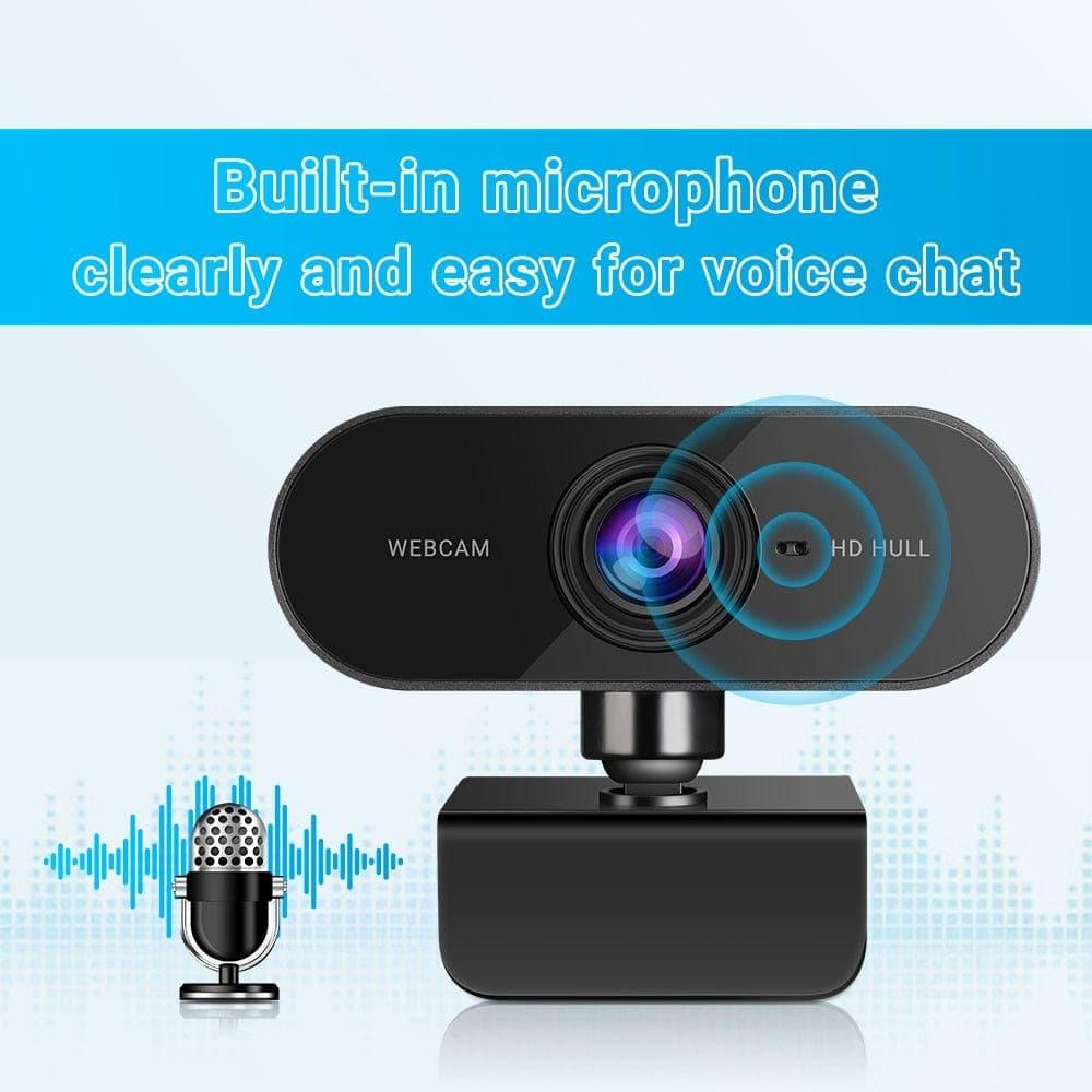 Elecpow HD 1080P Webcam Mini Computer PC Web Camera With Microphone Rotate Camera For Live Broadcast Video Calling Conference - Ammpoure Wellbeing