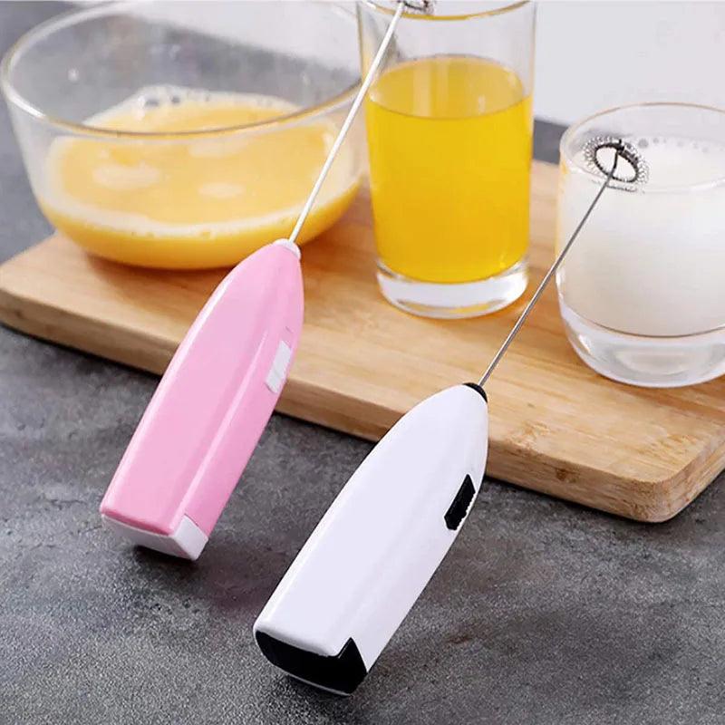 Electric Egg Beater Milk Frother Automatic Milk Foam for Coffee Matcha Hot Chocolate Whisk Mini Drink Mixer Blender Kitchen - Ammpoure Wellbeing