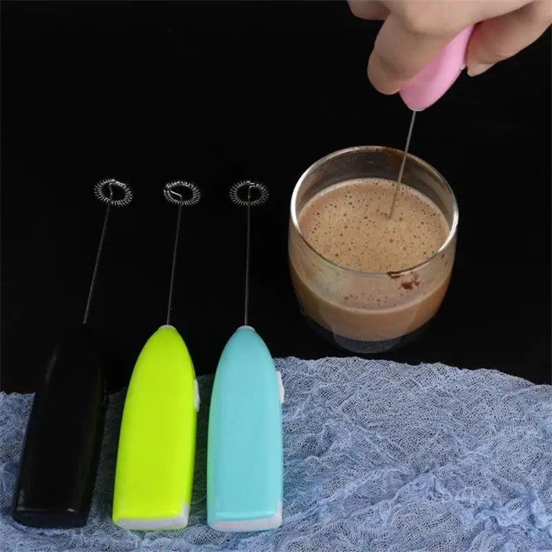 Electric Egg Beater Milk Frother Automatic Milk Foam for Coffee Matcha Hot Chocolate Whisk Mini Drink Mixer Blender Kitchen - Ammpoure Wellbeing