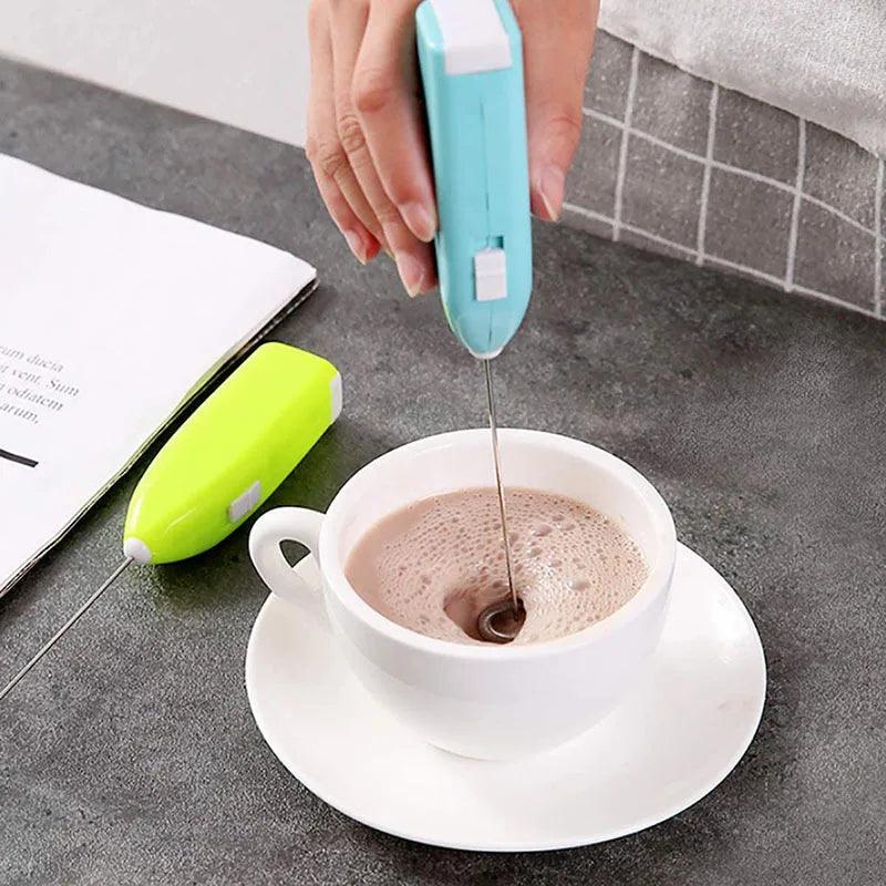 Electric Egg Beater Milk Frother Automatic Milk Foam for Coffee Matcha Hot Chocolate Whisk Mini Drink Mixer Blender Kitchen - Ammpoure Wellbeing