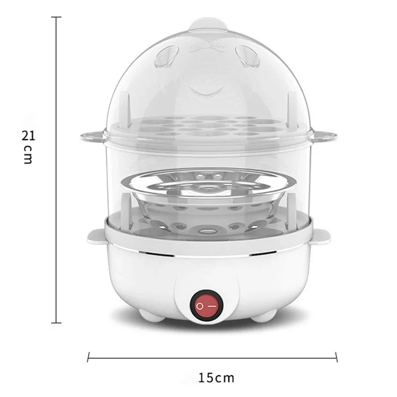 Electric Egg Steamer Machine Multifunction Egg Boiler Cooker Pan Corn Milk Rapid Breakfast Cooking Appliances for The Kitchen - Ammpoure Wellbeing