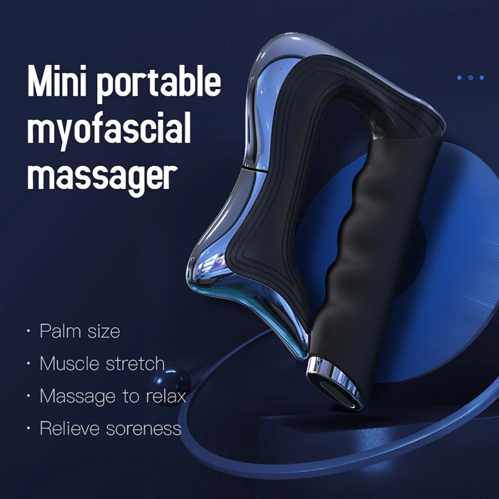 Electric Fascia Massager Body Scraping Microcurrent Vibration Muscle Relief Relaxation Body Lifting - Ammpoure Wellbeing