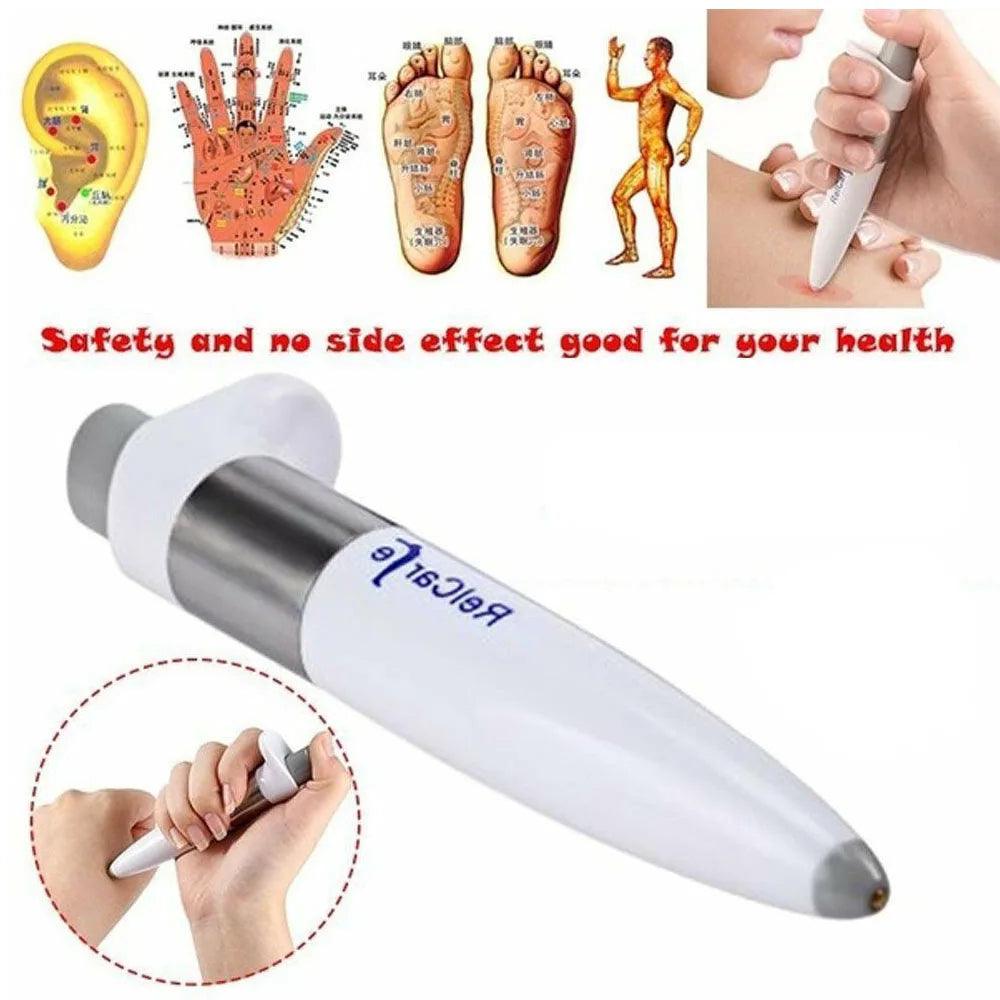 Electronic Pulse Analgesia Pen Pain Relief Sciatica Joint Portable Handheld Point Massage Pen - Ammpoure Wellbeing