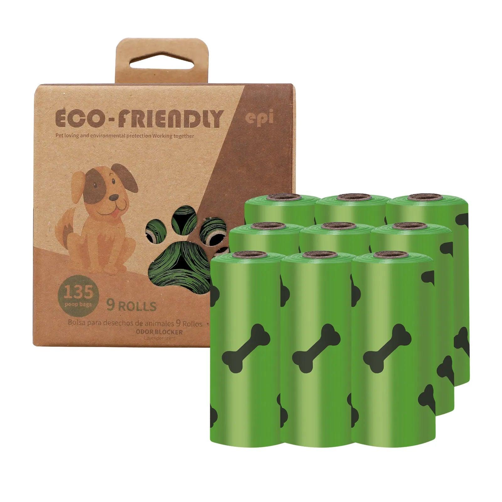 EPI Biodegradable Pet Garbage Bag Dog Poop Bags Dog Poop Bag Dog Cleaning Supplies Dog Products for Dogs - Ammpoure Wellbeing