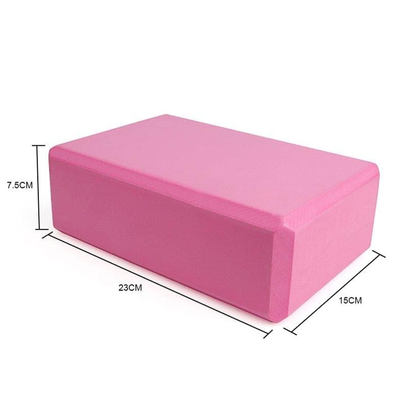 EVA Yoga Blocks Foam Yoga Brick Pillow Colorful Bolster Yoga Exercise Bodybuilding Workout Equipment Joga Blocks Cube Stretching - Ammpoure Wellbeing