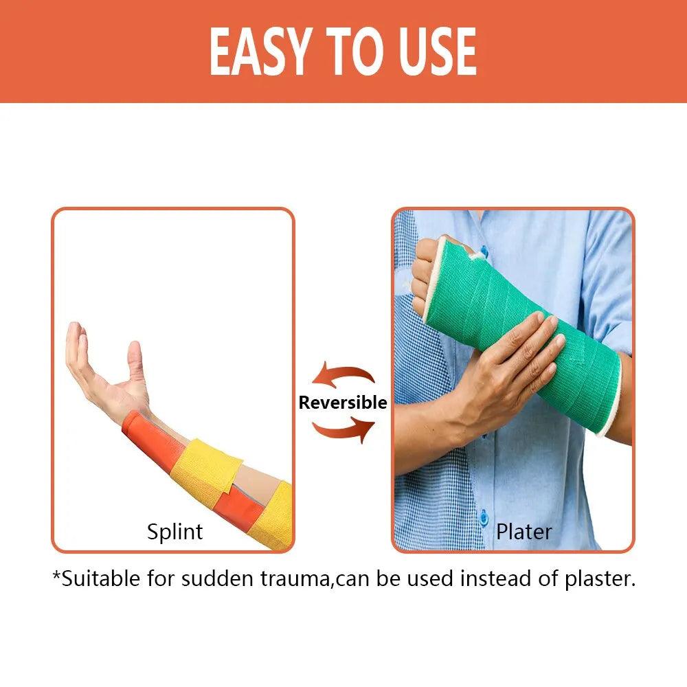 First Aid Universal Aluminum Splint Roll Medical Survival Polymer For Fixture Bone Emergency Kit Outdoor Travel - Ammpoure Wellbeing