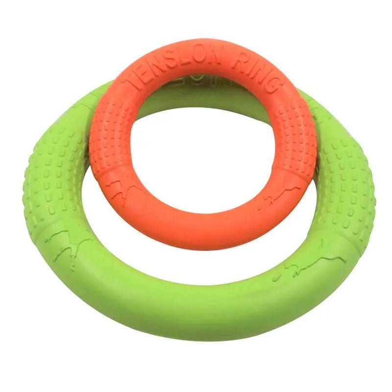 Floating Water Dog Toys Pet Flying Disk Training Ring Interactive Toy Puller Resistant Aggressive Chewing for Small Medium Dogs - Ammpoure Wellbeing