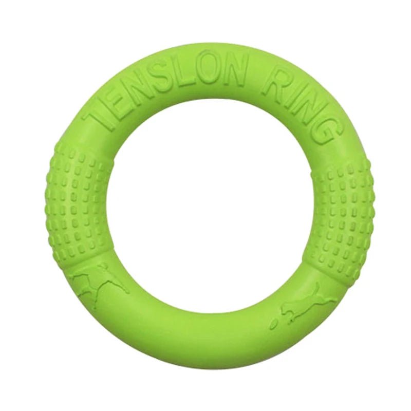 Floating Water Dog Toys Pet Flying Disk Training Ring Interactive Toy Puller Resistant Aggressive Chewing for Small Medium Dogs - Ammpoure Wellbeing