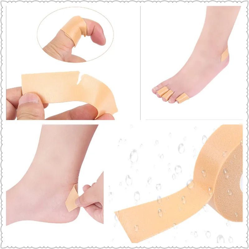 Foam Foot Corn Calluses Toe Finger Protector Tape Hallux Valgus Bunion Shoe Cushion Anti - friction High Heel Feet Pads Sticker - Ammpoure Wellbeing