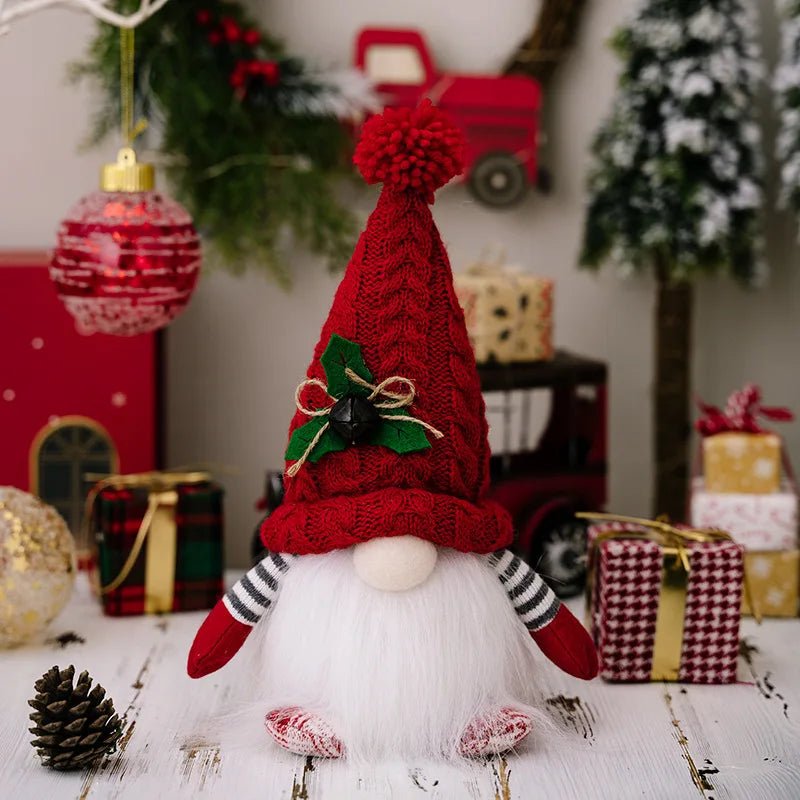 Glowing Gnome Christmas Decorations Faceless Plush Dolls elf Home Ornaments Navidad New Year Gift - Ammpoure Wellbeing