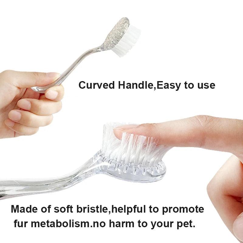 Hamster Brush Small Animal Bath Brush with Lid Soft Cleansing Brush Massage Combs for Hedgehog Guinea Pig Rabbit Chinchilla - Ammpoure Wellbeing