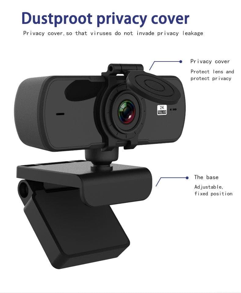 HD 1080P Webcam Mini Computer PC WebCamera With USB Plug Rotatable Cameras For Live Broadcast Video Calling Conference Work - Ammpoure Wellbeing