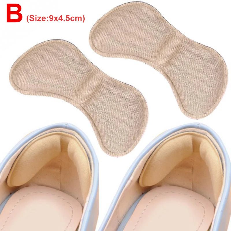 Insoles Patch Heel Pads for Sport Shoes Adjustable Size Antiwear Feet Pad Cushion Insert Insole Heel Protector Back Sticker - Ammpoure Wellbeing