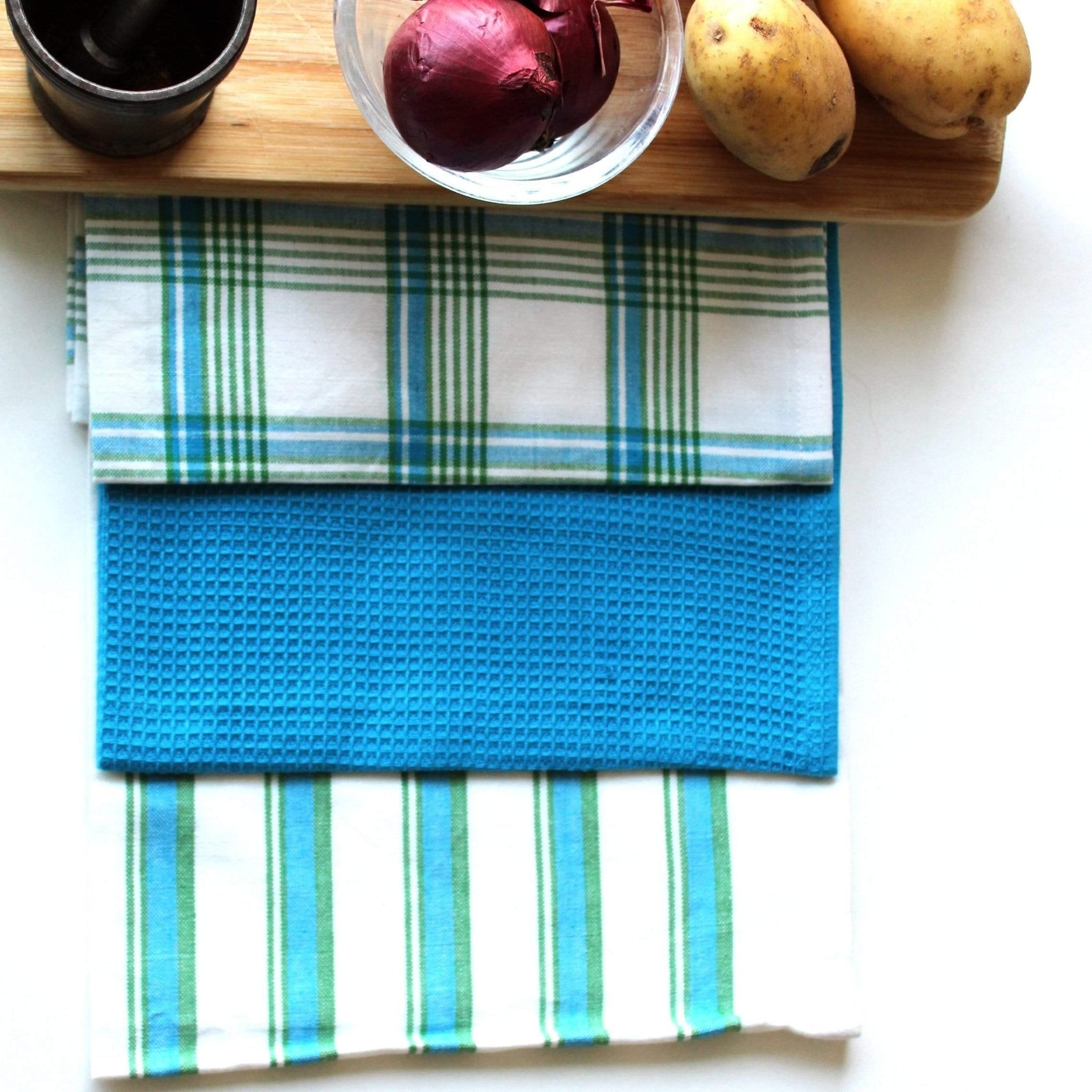 Kitchen Tea Towels, Pack of 2,3,4,5 - Ammpoure Wellbeing